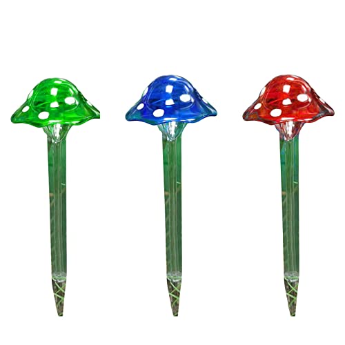 3er-Pack Pilz-Solar-Pfahl-Lichter, 33 Cm, Solarbetriebene Pilz-Lichter, Wasserdichte Solar-Garten-Pfahl-Lichter, Dekorative Außenleuchten, Pilz-Solar-Garten-Lichter für Terrasse, Garten,(Mehrfarbig) von TITA-DONG