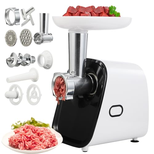 Elektrischer Fleischwolf, robuster Haushaltswurstbereiter, Fleischwolf, Lebensmittelzerkleinerungsmaschine mit mehreren Aufsätzen – leistungsstarker 1200-W-Motor Elektrischer Fleischwolf, robuster Haushaltswurstbereiter, Fleischwolf, Lebensmittelzerkleinerungsmaschine mit mehreren Aufsätzen – leistungsstarker 1200-W-Motor von TITA-DONG