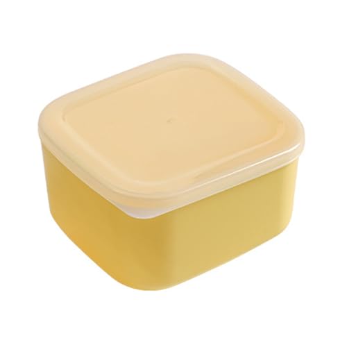 Käsescheibenbehälter für Kühlschrank, Käsescheibenhalter aus Kunststoff, Luftdichter Käseaufbewahrungsbox-Halter mit Deckel, Käsescheibenbehälter mit Großem Fassungsvermögen für Obst,(L) von TITA-DONG