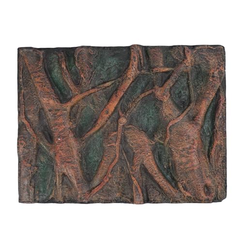 TITA-DONG Aquarium-Hintergrund, Aquarium-Dekor, 3D-Terrarium-Hintergründe, Fels-Terrarium-Hintergrund, Selbstklebendes 3D-Meeres-Aquarium-Poster für Aquarium, Reptilien-Tank(F) von TITA-DONG