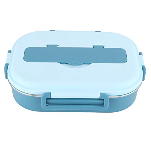 Wiederverwendbare Lunchbox aus Edelstahl, Tragbare Bento-Box mit 4 Gittern, Lebensmittelaufbewahrungsbehälter für Erwachsene, Männer und Frauen, (Lunchbox mit vier Fächern und Wiederverwendbare Lunchbox aus Edelstahl, Tragbare Bento-Box mit 4 Gittern, Lebensmittelaufbewahrungsbehälter für Erwachsene, Männer und Frauen, (Lunchbox mit vier Fächern und von TITA-DONG