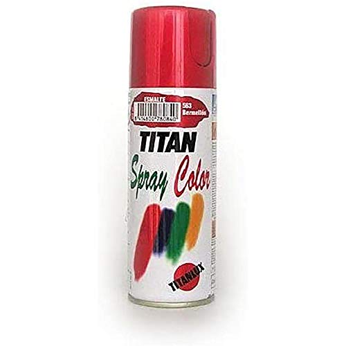 TITAN S01056320 Emaille-Spray, Zinnoberrot, 200 ml von Titan