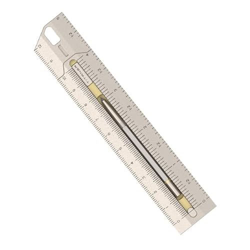Titaner Titanium EDC Lineal - Mix 3.0 Multifunktionales Messwerkzeug mit eingebautem Stift, metrische & imperiale Skalen, kompaktes Taschenformat für Ingenieure, Architekten, Heimwerker von TITANER
