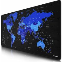 Gaming Mauspad, 900 x 400mm xxl Mousepad, verbessert Präzision & Geschwindigkeit, Welktarte blau - Titanwolf Gaming Mauspad, 900 x 400mm xxl Mousepad, verbessert Präzision & Geschwindigkeit, Welktarte blau - Titanwolf von TITANWOLF