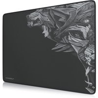 Gaming Mauspad xl, 440 x 350mm Mousepad mit Stoffoberfläche, Gummierte Rückseite, Wolfsmotiv rechts - Titanwolf Gaming Mauspad xl, 440 x 350mm Mousepad mit Stoffoberfläche, Gummierte Rückseite, Wolfsmotiv rechts - Titanwolf von TITANWOLF