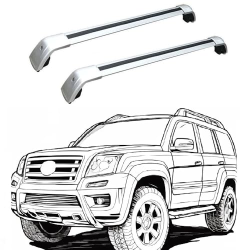TIUEO Dachträger Auto Für Lexus LX570 2008 2009 2010-2014 Gepäckträger Zubehör Dachgepäckträger Dach Cross Bar Relingträger,Silver TIUEO Dachträger Auto Für Lexus LX570 2008 2009 2010-2014 Gepäckträger Zubehör Dachgepäckträger Dach Cross Bar Relingträger,Silver von TIUEO