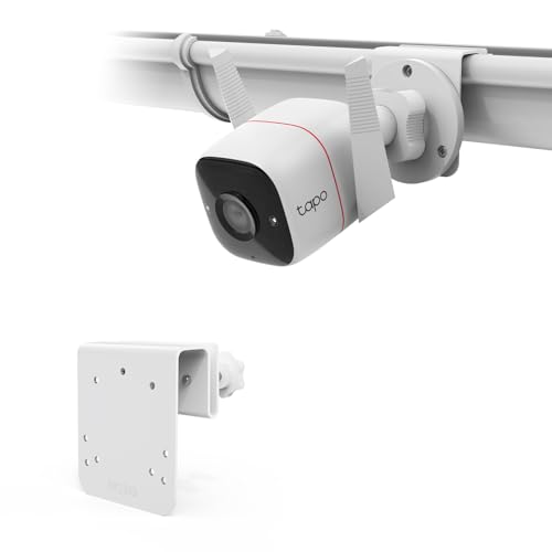 TIUHU Dachrinnenhalterung, kompatibel mit TP-Link Tapo 2K QHD C320WS/3MP C310/TP-Link ColorPro QHD C325WB und DEKCO DC4L/DC5L/DC9L Sicherheitskamera1 von TIUIHU