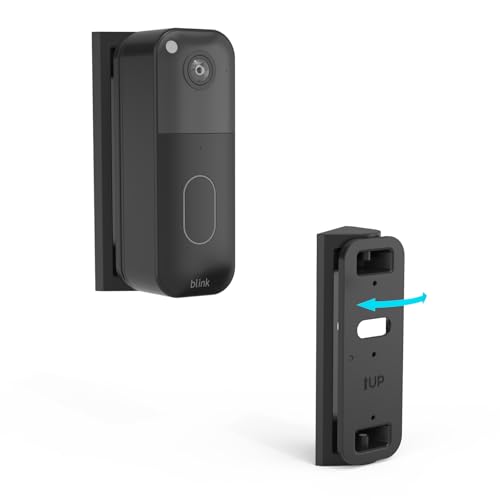 TIUIHU Blink Türklingelhalterung, Verstellbare Winkel (0-45 Grad) Kompatibel mit Neu Blink Videotürklingel, Türklingel Winkelhalterung Einstellbare Doorbell Montagehalterung Zubehör von TIUIHU