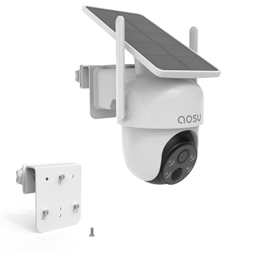 TIUIHU Dachrinnenhalterung für AOSU 2K/3MP Überwachungskamera Aussen Solar Akku (SolarCam D1 Classic)(C9C2CA11/C9C3CA11) von TIUIHU