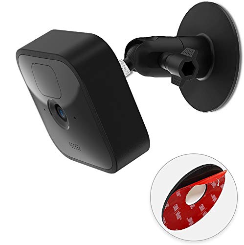 TIUIHU Schraubenloses Wandhalterungs Set für Blink XT/XT2,Blink Mini,Blink Outdoor 4 and Blink All-New Blink Outdoor/Indoor, kein Werkzeug, Starke Klebehalterung, schwarz (1 Stück) von TIUIHU