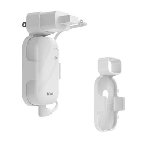 TIUIHU Steckdosen Wandhalterung für Blink Sync Module Core - Halterung Stecker Wandhalterung Zubehör für Blink Kamera System mit kurzen Kabeln, Weiß TIUIHU Steckdosen Wandhalterung für Blink Sync Module Core - Halterung Stecker Wandhalterung Zubehör für Blink Kamera System mit kurzen Kabeln, Weiß von TIUIHU