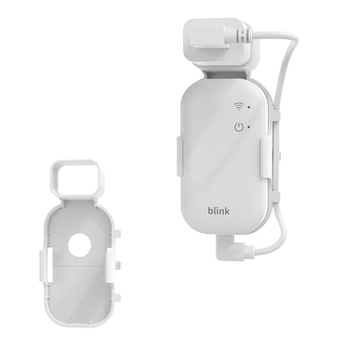 TIUIHU Wandsteckdosenhalterung, kompatibel mit Blink Sync Module Core (weiß) von TIUIHU