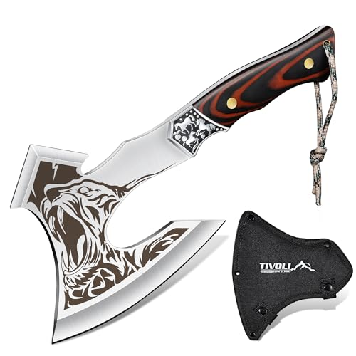 TIVOLI Spaltaxt Schärfe Axt, Survival Outdoor für Holz,Camping Beil Full Tang Freizeitbeil Handbeil,Campingaxt für Jagd, Trekking, Garten TIVOLI Spaltaxt Schärfe Axt, Survival Outdoor für Holz,Camping Beil Full Tang Freizeitbeil Handbeil,Campingaxt für Jagd, Trekking, Garten von TIVOLI