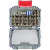 11521572004 35-teiliger Koffer mit 34 TiN-beschichteten Torsionsbits + 1 Schnellwechsel-Magnet-Bithalter - Tivoly von TIVOLY