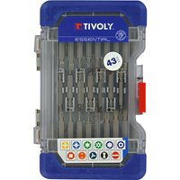 Ranger-Box mit 43 langen Schraubenbits - Tivoly von TIVOLY