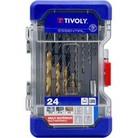 RANGER-Box 24 Stück – Gemischtes Bohren von Metall / Beton / Holz + Schrauben - Tivoly von TIVOLY