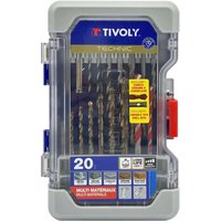 Tivoly - Ranger-Koffer, 20 Stück, gemischtes Bohren aus Metall/Holz/Beton/Fliesen/Keramik von TIVOLY