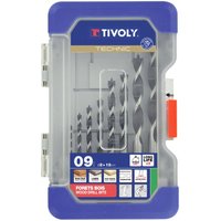 Box mit 9 Holzbohrern mit 3 abgestuften Spitzen slr ø 2 bis 12 mm - Tivoly Box mit 9 Holzbohrern mit 3 abgestuften Spitzen slr ø 2 bis 12 mm - Tivoly von TIVOLY