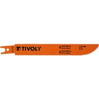 Tivoly - 2 multidirektionale Säbelsägeblätter • Lange Lebensdauer • Doppelter Universalaufsatz • Zum Schneiden von Holz • Zum Schneiden von Blech von TIVOLY