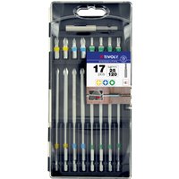 Box mit 17 Schraubbits L25 und L120 mm - Tivoly Box mit 17 Schraubbits L25 und L120 mm - Tivoly von TIVOLY