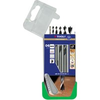 Box mit 6 Holzbohrern mit 3 abgestuften Spitzen slr ø 2 bis 8 mm - Tivoly von TIVOLY