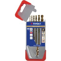 Tivoly - Box mit 6 abgestuften Metall-Cobalt-Technic-Bohrern mit Ø2-3-4-5-6 mm Tivoly - Box mit 6 abgestuften Metall-Cobalt-Technic-Bohrern mit Ø2-3-4-5-6 mm von TIVOLY
