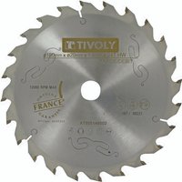 Tivoly - Kreissägeblatt • Ø190 mm • 48 Hartmetallzähne • Hervorragende Oberfläche • Für tragbare Sägen • Zum Schneiden von Holz von TIVOLY