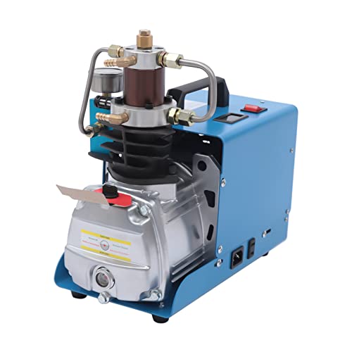 1800W Elektrische Hochdruckluftpumpe 100L/min Tragbarer PCP Luft Kompressor Pumpe 4500PSI 30Mpa Kompressorpumpe Scuba Luftkompressor für Paintball und Tauchflaschen Kompressor (Manuelle Abschaltung) 1800W Elektrische Hochdruckluftpumpe 100L/min Tragbarer PCP Luft Kompressor Pumpe 4500PSI 30Mpa Kompressorpumpe Scuba Luftkompressor für Paintball und Tauchflaschen Kompressor (Manuelle Abschaltung) von TIXBYGO