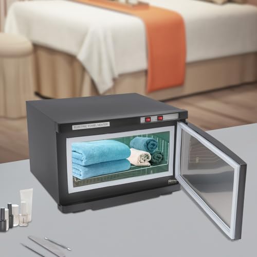 25L Handtuchwärmer Sterilisator Edelstahl Heißhandtuch-Kabine mit herausnehmbarer Einlegeböden für Friseursalons und Kosmetikstudios, für 20 Handtücher, schnelle Aufheizgeschwindigkeit (Schwarz) 25L Handtuchwärmer Sterilisator Edelstahl Heißhandtuch-Kabine mit herausnehmbarer Einlegeböden für Friseursalons und Kosmetikstudios, für 20 Handtücher, schnelle Aufheizgeschwindigkeit (Schwarz) von TIXBYGO