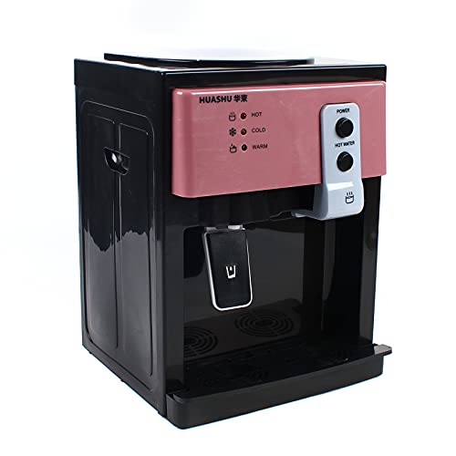 Elektrischer Wasserspender 550W Heiß Kalt Dispender, Wasserkühler Heißwasserspender Desktop Water Dispenser für den Haushalt Büro, Fasst 3.5-18.9L Wasser in Eimer (B) von TIXBYGO