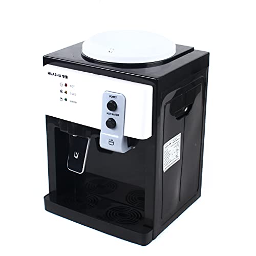 Elektrischer Wasserspender 550W Heiß Kalt Dispender, Wasserkühler Heißwasserspender Desktop Water Dispenser für den Haushalt Büro, Fasst 3.5-18.9L Wasser in Eimer (C) von TIXBYGO