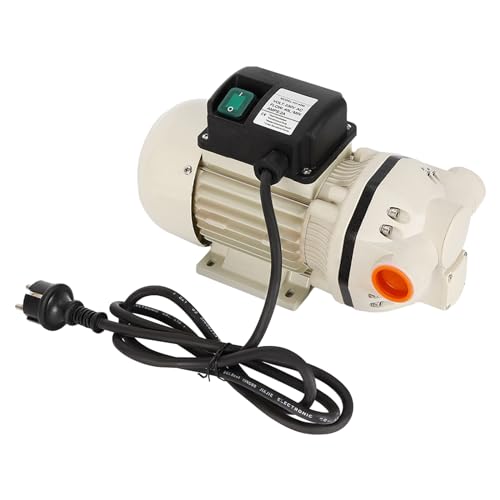 Membranpumpe Elektrischer Fasspumpe Ureapumpe Harnstoffpumpe Chemiepumpe Selbstansaugend AnschlussstüCke Förderpumpe zur Betankung 34L/Min 400W 230V von TIXBYGO