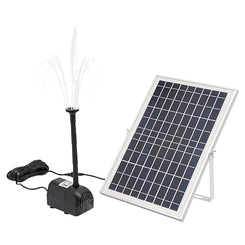 Solar Springbrunnen Pump 1350L/H Solarpumpe Gartenbrunnen Teichpumpe Solar Wasserpumpe mit 17V/10W Solar Panel, für Bachlauf Quellstein Wasserfall Fontäne oder Bewässerung, Förderhöhe 0.8m Solar Springbrunnen Pump 1350L/H Solarpumpe Gartenbrunnen Teichpumpe Solar Wasserpumpe mit 17V/10W Solar Panel, für Bachlauf Quellstein Wasserfall Fontäne oder Bewässerung, Förderhöhe 0.8m von TIXBYGO