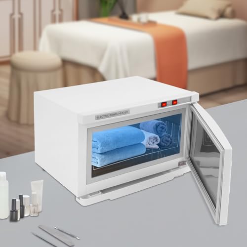 TIXBYGO 25L Handtuchwärmer Sterilisator Edelstahl Heißhandtuch-Kabine mit herausnehmbarer Einlegeböden für Friseursalons und Kosmetikstudios, für 20 Handtücher, schnelle Aufheizgeschwindigkeit (Weiß) TIXBYGO 25L Handtuchwärmer Sterilisator Edelstahl Heißhandtuch-Kabine mit herausnehmbarer Einlegeböden für Friseursalons und Kosmetikstudios, für 20 Handtücher, schnelle Aufheizgeschwindigkeit (Weiß) von TIXBYGO