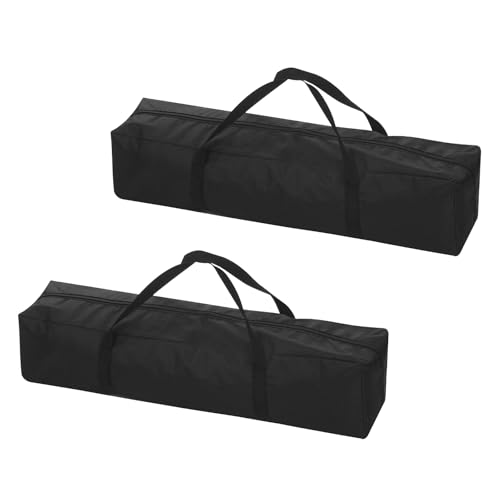 TIXIPEM Campingstuhl-Ersatztasche, 600D-Oxford-Klappstuhl-Tragetasche mit Schultergurt, für Camping und Reisen, Schwarz, 20 x 20 cm (B x H) von TIXIPEM