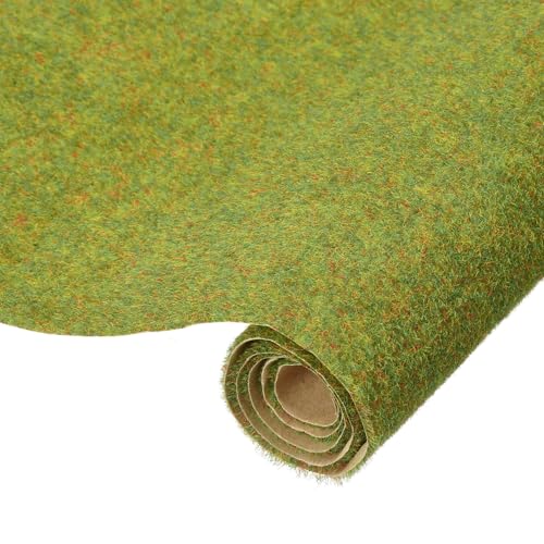 TIXIPEM Grasteppich, 7,6 x 25,4 cm, Kunstrasenmatte, Rasenteppich für Mehrzweck, Hauseingang, Schaber, Fußmatte/Hundematten von TIXIPEM