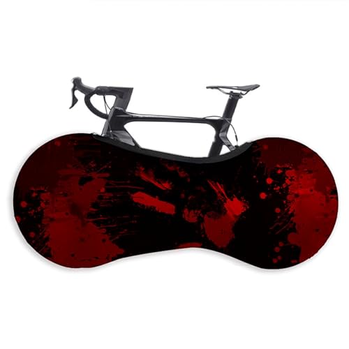 Motorradabdeckung Fahrrad Schutz Abdeckung MTB Road Fahrrad Schutz Getriebe Anti-Staub Räder Rahmen Abdeckung Kratzfeste Lagerung Tasche Fahrrad Zubehör. (Color : Colorful11, Size : M 24-26-700c) von TIYGHI
