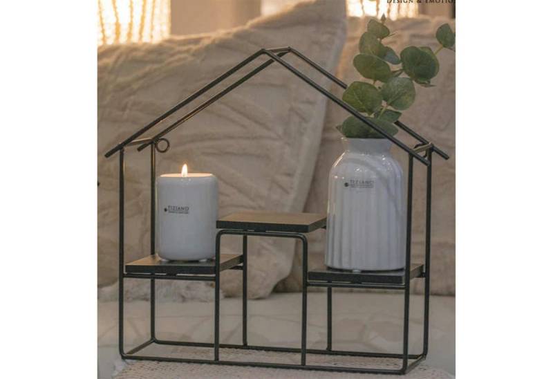 TIZIANO - DESIGN & EMOTIONS Dekoobjekt Tiziano Metallhaus Vermont 30 cm von TIZIANO - DESIGN & EMOTIONS