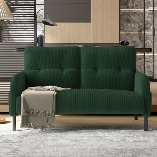 TIZZ Cord-Zweisitzer mit Komfortpolsterung Hohe Rückenlehne und Seitentaschen Metallfüße Integrierte Seitentaschen einladende Weichheit bei optimaler Stützwirkung perfekt für Homeoffice-Lounges TIZZ Cord-Zweisitzer mit Komfortpolsterung Hohe Rückenlehne und Seitentaschen Metallfüße Integrierte Seitentaschen einladende Weichheit bei optimaler Stützwirkung perfekt für Homeoffice-Lounges von TIZZ