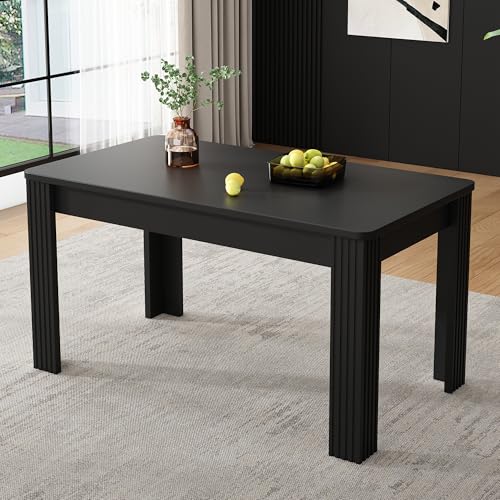 TIZZ Moderner, Stabiler Esstisch – rechteckig, vierbeinig, in elegantem Schwarz – vielseitig als ESS- oder Lounge-Tisch einsetzbar TIZZ Moderner, Stabiler Esstisch – rechteckig, vierbeinig, in elegantem Schwarz – vielseitig als ESS- oder Lounge-Tisch einsetzbar von TIZZ