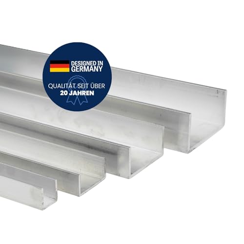 TJ Aluminium U-Profil I 50 x 30 x 2 mm Länge 2000 mm I EN-AW-6060 Aluprofil I unbehandeltes Aluminiumprofil I U-Profil aus Aluminium I korrosionsbeständiges & witterungsbeständiges U-Aluprofil TJ Aluminium U-Profil I 50 x 30 x 2 mm Länge 2000 mm I EN-AW-6060 Aluprofil I unbehandeltes Aluminiumprofil I U-Profil aus Aluminium I korrosionsbeständiges & witterungsbeständiges U-Aluprofil von TJ