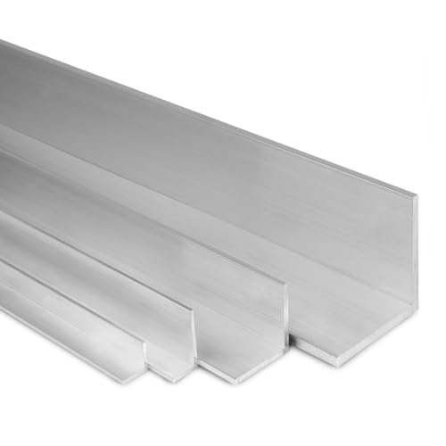 TJ Winkelprofil Aluminium I 20 x 15 x 2 mm Länge 2000 mm I EN-AW-6060 Aluminiumprofil I langlebige Winkelleiste für Innen & Außen I korrosionsbeständige & witterungsbeständige Aluminium-Winkel von TJ