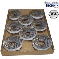 2,1x45mm Ring rostfrei A4 Linsenkopf stumpfe Spitze mx Coilnägel für Tjep MX-50 Holzschindeln 2,4M-839346 von TJEP