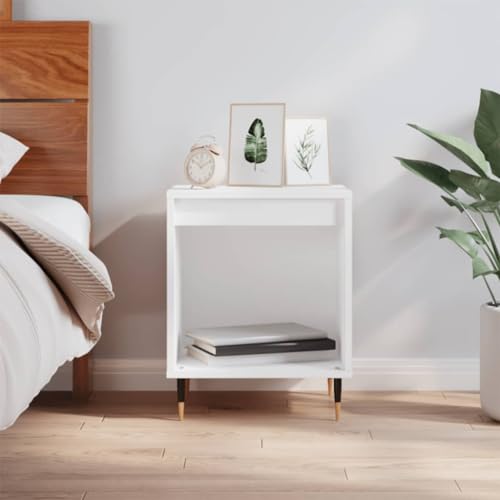 TJROO Nachttische Nachttisch Couchtisch Schrank Aufbewahrungsmöbel für Wohnzimmer Schlafzimmer oder Büro Home Decor Klassisches Design Weiß 40x35x50cm TJROO Nachttische Nachttisch Couchtisch Schrank Aufbewahrungsmöbel für Wohnzimmer Schlafzimmer oder Büro Home Decor Klassisches Design Weiß 40x35x50cm von TJROO