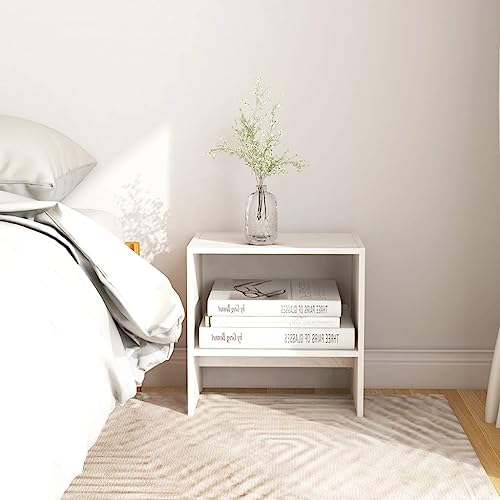TJROO Nachttische Nachttisch Schrank Aufbewahrungsbox 2 Stück Couchtisch Möbel für Wohnzimmer Schlafzimmer oder Büro Wohnkultur Klassisches Design Weiß 40x30,5x40cm TJROO Nachttische Nachttisch Schrank Aufbewahrungsbox 2 Stück Couchtisch Möbel für Wohnzimmer Schlafzimmer oder Büro Wohnkultur Klassisches Design Weiß 40x30,5x40cm von TJROO