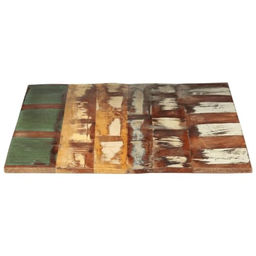TJROO Tischplatte 120x60 cm Stärke 15-16 mm Massives Altholz Schreibtischplatten Esstisch Holz Tischplatten Tabletop Esstischplatte Möbelplatten Deckplatte Holzplatten von TJROO