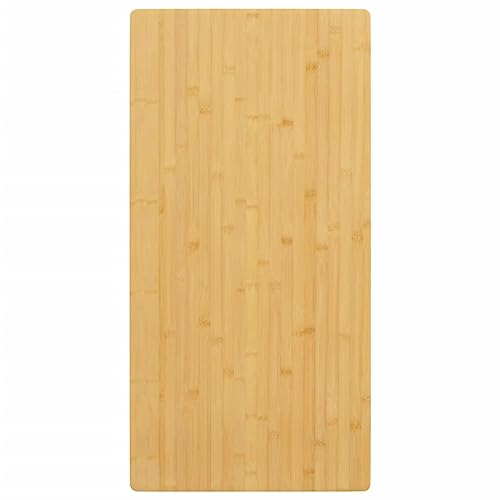 TJROO Bambus Esstischplatte 40x80x2,5 cm - Lackiert - Für Couchtische, Beistelltische & mehr - Bauernhausstil - Indoor & Outdoor von TJROO