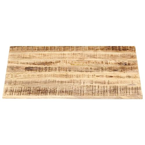 TJROO Tischplatte 60x60 cm Stärke 15-16 mm Mango-Massivholz Tabletop Esstischplatte Möbelplatten Deckplatte Holzplatten Schreibtischplatten Esstisch Holz Tischplatten von TJROO