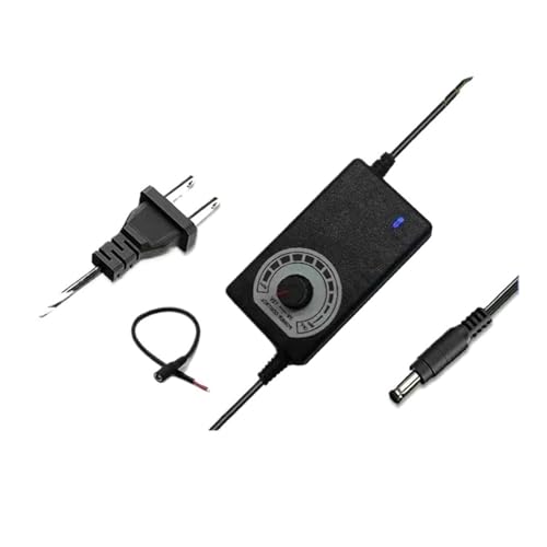 3-12V5A-24V3A Motor, Wasserpumpe, Lüfter, LED-Lichtleiste, einstellbare Spannung, Geschwindigkeit und Dimm-Stromversorgung(3-12V-2A NO Display+Cable) von TJXADNEV
