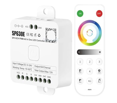 5V 12V 24V SP630E All-in-One-LED-Controller SPI 5CH RGB RGBW RGBCCT PWM LED-Licht(RB4 and SP630E) von TJXADNEV